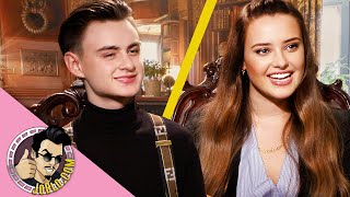 Katherine Langford & Jaeden Martell Interview for Knives Out