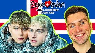 LET’S REACT TO ICELAND’S ENTRY FOR EUROVISION 2025 | VÆB - RÓA