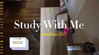 Study Time ✨| Pomodoro 25/5 POV CCTV👀📹| Morning Vibe With Music⏱