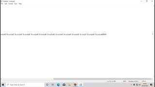 How to create a matrix rain code using notepad