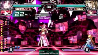 電撃文庫 FIGHTING CLIMAX IGNITION_ユウキコンボ開発と練習