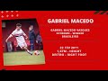 Gabriel Macedo - Atacante/Forward - 2011