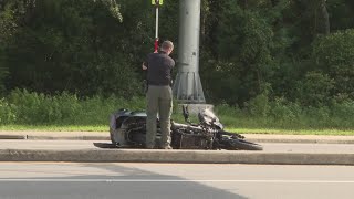 JSO: Man dies, woman hurt in motorcycle crash on Merrill Road