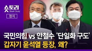 [숏토리:정치] 국민의힘 vs 안철수 ‘단일화 구도’에 갑자기 등장한 윤석열, 왜?