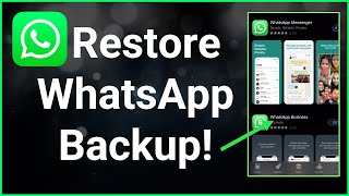 How To Use Whatsapp Backup To Restore Messages From iPhone Storage