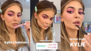 Kylie Jenner Pink Makeup Tutorial Using Kylie Cosmetics