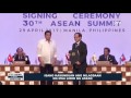 isang kasunduan ang nilagdaan ng mga lider ng asean