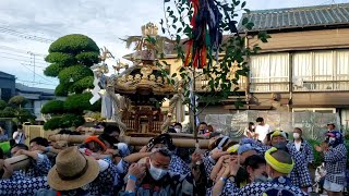 ①十町連合渡御 令和四年度 八重垣神社祇園祭 楽日 年番町萬町 R04/08/05