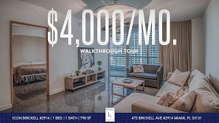 Brickell Condo | Icon Brickell #2914 | Walkthrough Tour