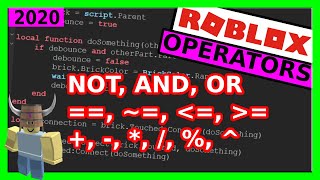 Roblox How to Script for Beginners | #4 | Operators