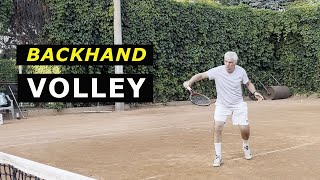 Mastering the Backhand Volley: Grip, Technique, and Footwork Tips