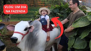 LEVAMOS A TIA LEA PARA CONHECER A FAZENDINHA - AYLIZ SE DIVERTIU MUITO!