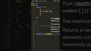 JavaScript Array Flattening Made Easy with Array.flat()#javascript #array #coding #tutorial