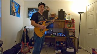 MXR Rockman X100 Def Leppard rocket demo using Fender Tonemaster pro for effects MX100