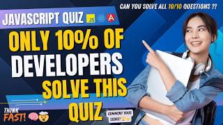 🔥 Only 10% Developers Can Solve This! | JS + React + Angular Quiz #quiz #programming #coding
