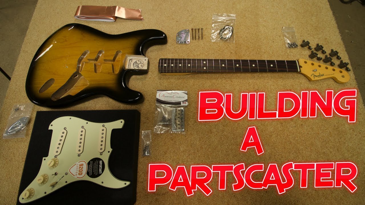 Building A Partscaster Stratocaster Guitar With Fender Parts - YouTube