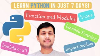 Master Python Functions & Modules – Write Clean, Reusable Code! | Python Crash Course – Day 3 🐍