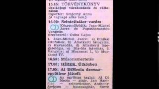 Szintetizátor varázs. Szerkesztő: Csiba Lajos.1985.08.01.Petőfi rádió.16.00-16.58.