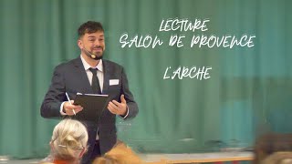 Salon de Provence lecture l'Arche Asso