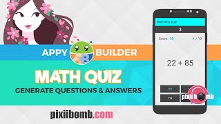 AppyBuilder: [Part 1] Math Whiz Quiz