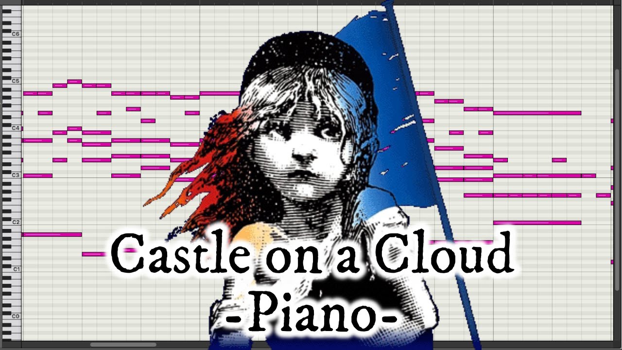 Castle On A Cloud (Little Cosette) - Les Misérables [Piano/MIDI] - YouTube