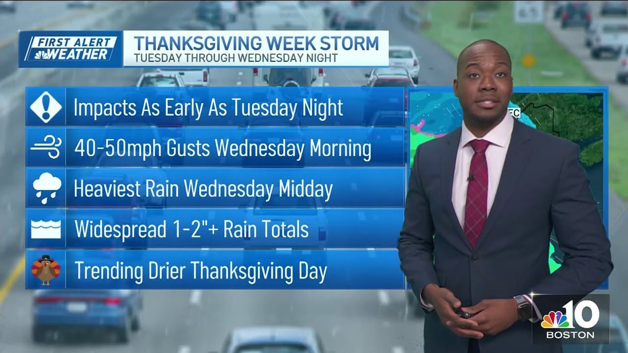 Forecast: Thanksgiving Week Storm Impacts - YouTube