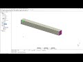 fem calculix prepomax tutorial 03 different load types