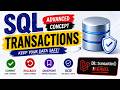 SQL Transactions Explained 🔥 How Banks Protect Data | COMMIT, ROLLBACK, ACID (MySQL + PostgreSQL)