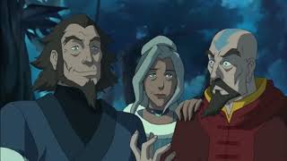 Aangs children meet Uncle Iroh in the Spirit World