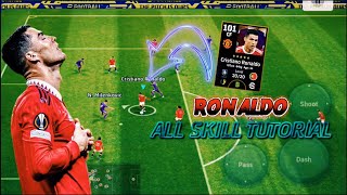 Cristiano Ronaldo All Skills Tutorial | efootball 2023 mobile| efootball 2023 mobile skills tutorial