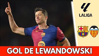 GOL DE LEWANDOWSKI para alejarse de MBAPPÉ en la carrera por el PICHICHI. BARCELONA 6-1 | La Liga