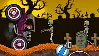 Hill Climb Racing Haunted Stage Hot Rod Vehicle Gameplay