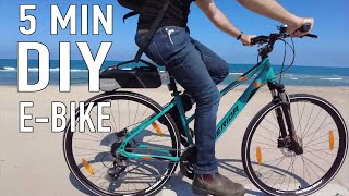 The Easiest DIY Electric Bike Kit I've Ever Used! (Rubbee X)