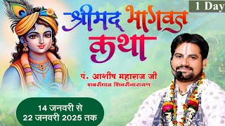 श्रीमद् भागवत कथा Ashish Maharaj Ji 15.01.2025 Khishora Janjgir Champa CG Day 01 Live