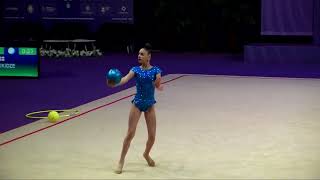 TSULUKIDZE Elene (GEO) - 2023 Rhythmic Junior Worlds Qualifications BA Individual