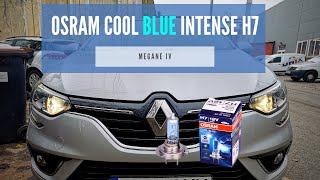 Osram Cool Blue Intens H7 on Renault Megane IV, Xenon look 4200k