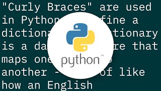 What is the meaning of curly braces?