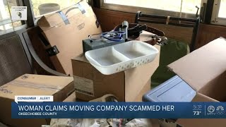 New Florida resident says she was duped by moving company