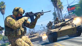 THE ULTIMATE MILITARY TAKEOVER ONLINE! | GTA 5 THUG LIFE #575