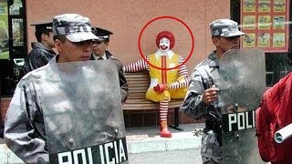¿Estatua del Payaso Ronald McDonald se Movió Sola?