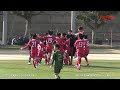 新田vs松山商　後半　愛媛県高等学校サッカー新人大会　決勝　令和５年２月５日　北条陸上競技場　愛媛県サッカー協会第２種広報撮影