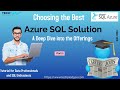 Azure SQL Database vs. Azure SQL Managed Instance: Which One to Choose? | Azure SQL DBA | Part 1