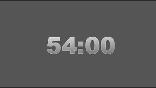 54 Minutes Timer | Silent Alarm | Stay Focused | 54 Minutes of Work | Countdown