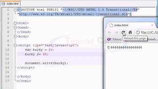 JavaScript Video Tutorial - 13/40 .Assignment Operators