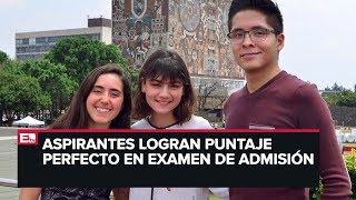 Ellos son los de mejor puntaje en examen de admisión a UNAM