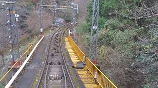 (南海電鉄)高野山ケーブルカー前面展望(高野山駅→極楽橋駅)