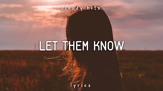 Mabel - Let Them Know (Clean - Lyrics)