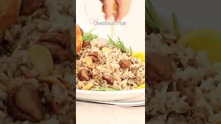 chestnut rice رز بالكستناء #rice  #chestnut #رز #كستناء