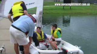 NOVA's Transition to Work program goes sailing.