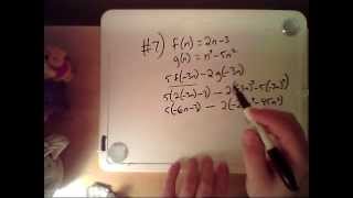Function Notation Part 3